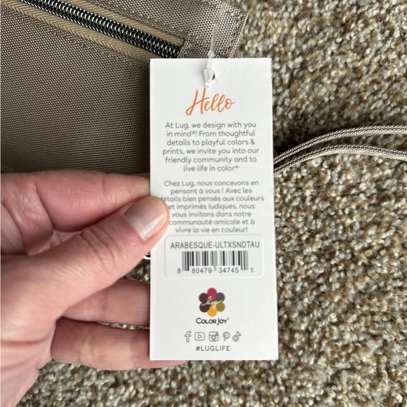 Lug arabesque Wristlet Wallet sand taupe ultra X - Picture 4 of 7